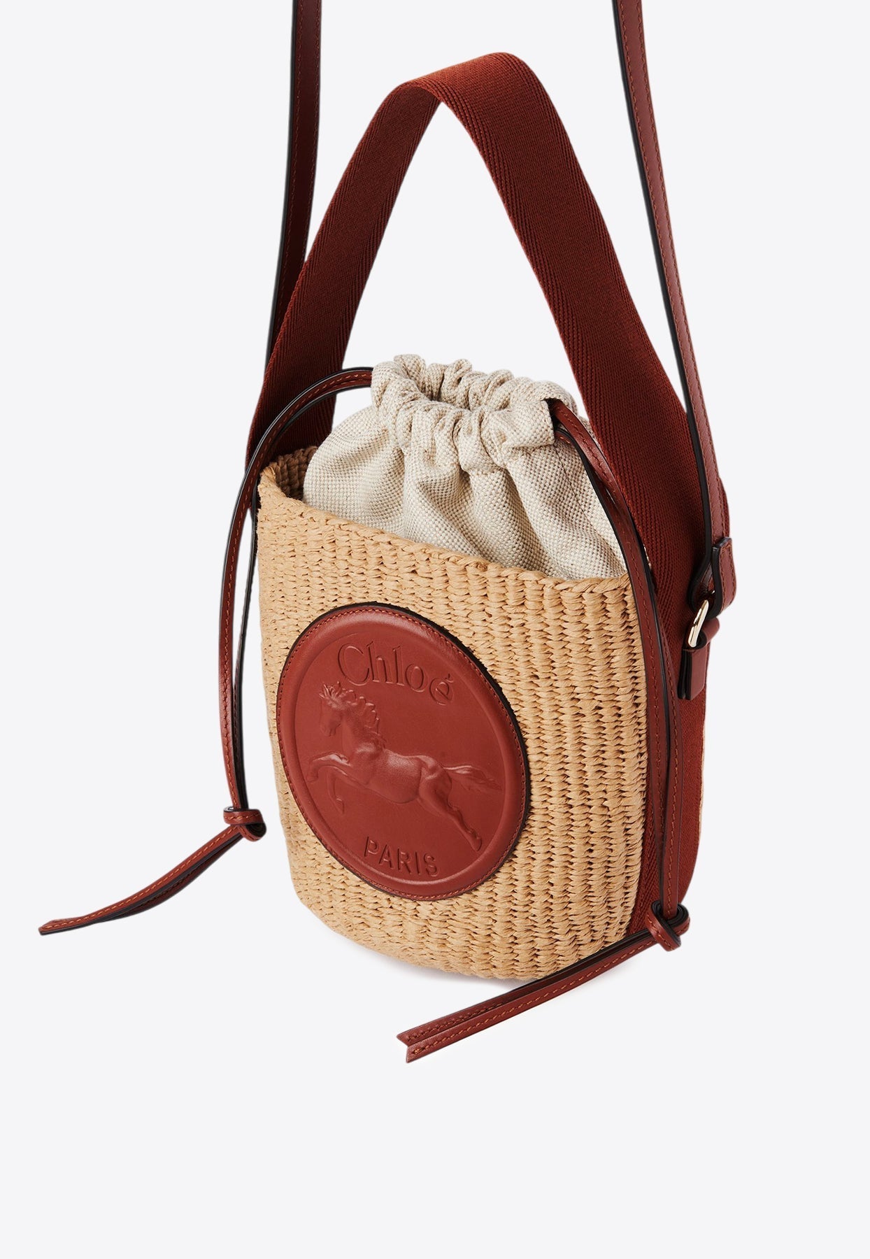 Small Horse Medal Basket Bag