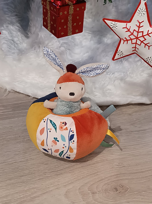 Balle sensorielle Gabin Le Lapin